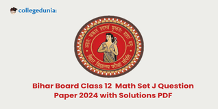 Bihar Board Class 12 Math Set J Question Paper 2024 with Solutions PDF